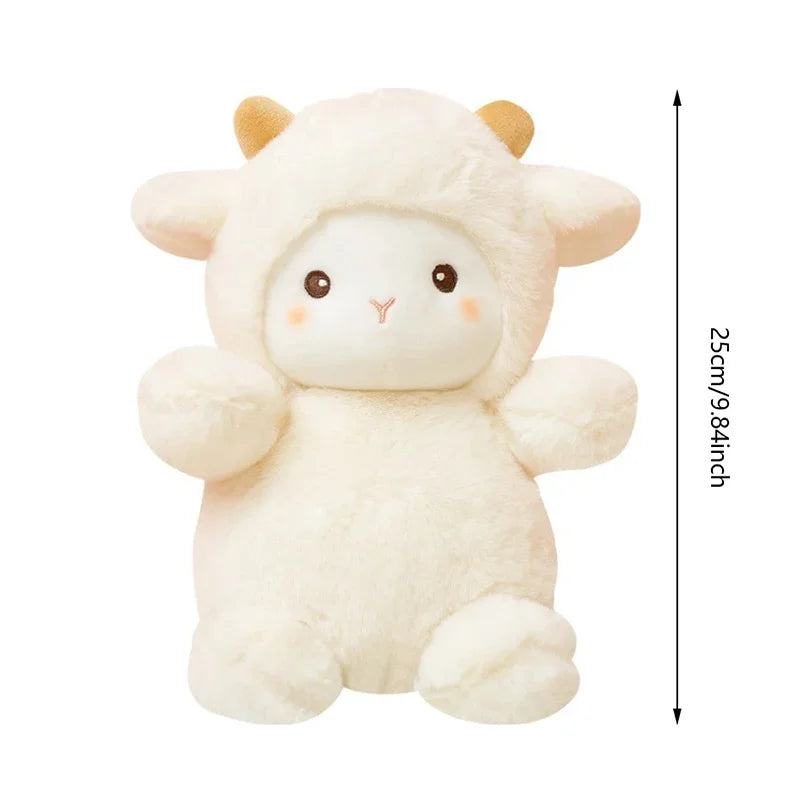 25cm Super Cute Sheep Plush Dolls Kawaii Rabbit  Alpaca Toys Stuffed Soft Animal Pillow Birthday Wedding Party Throw Toys