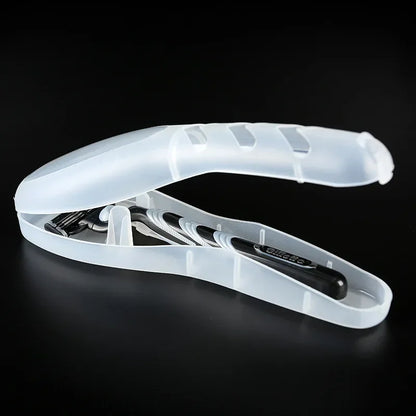 1Pc Transparent Razor Case, Shaver Storage Box, Safety Travel Portable Storage Box for Shaving Razor