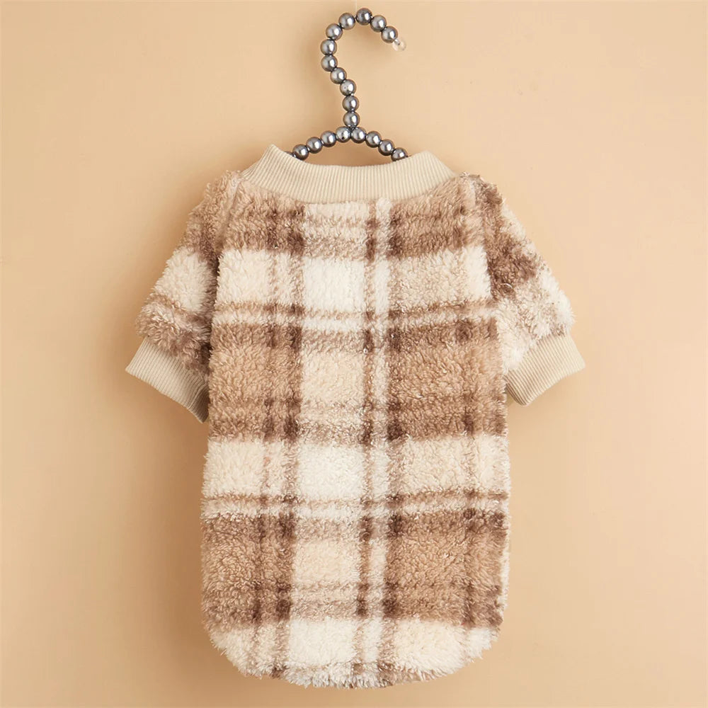 Totems Print Puppy Dog Sweater for Small Dogs Winter Warm Pet Hoodie Clothes Poodle Schnauzer Bichon Pullovers mascotas Clothing