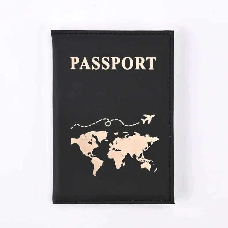 Women Fashion Pink Marble Pattern Travel Passport Cover Holder Bag Credit Cases Thin Ticket Protective Essentials Accessories