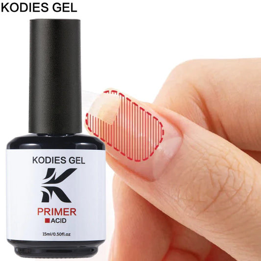 KODIES GEL TPO Free Ultra Prime Acid Free Nail Primer Superior Bonding Natural Prep Dehydrator Balance Liquid Fast Dry Base Coat