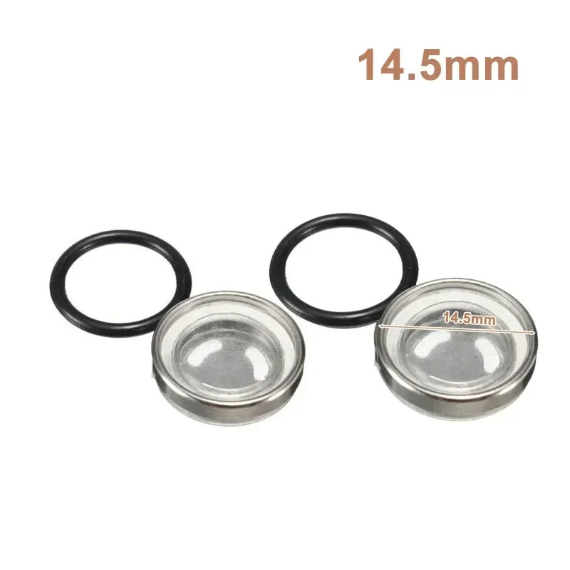 Motorcycle Upper Pump Master Cylinder Brake Pump Oil Window Mirror Sight Glass Rubber Gasket 18mm 14mm 12mm