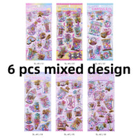 6 pcs mixed design