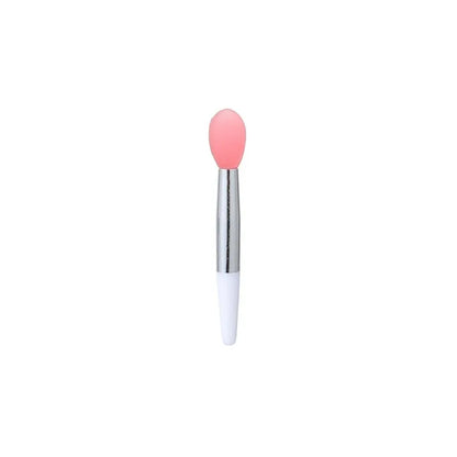 10pcs silicone lip brush mini lip mask brush portable lipstick makeup brush transparent applicator eye black stick makeup tool
