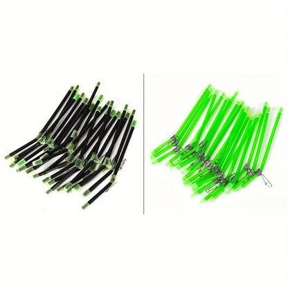 20pcs Sea Fishing Anti-Tangle Feeder Boom Luminous Anti Tangle Booms With Snap Tube Balance Connector Tackles Pesca Tools