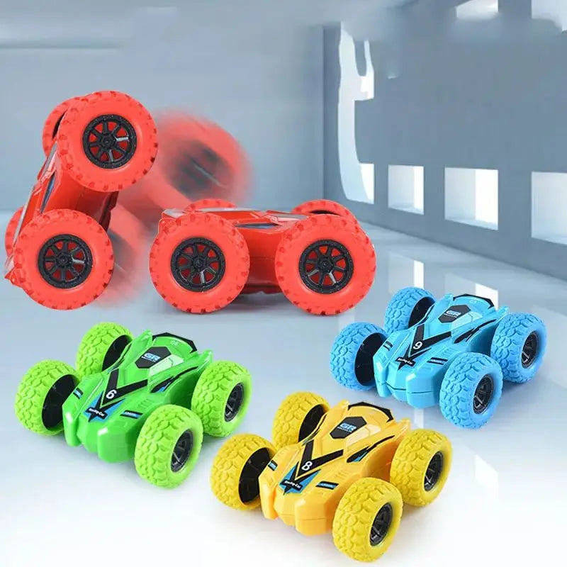 Children's Toy Car Fun Double-Sided Car Inertial Safety Anti-Collision Anti-Fall Kids Model Sliding Off-Road Vehicle