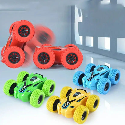 Children's Toy Car Fun Double-Sided Car Inertial Safety Anti-Collision Anti-Fall Kids Model Sliding Off-Road Vehicle