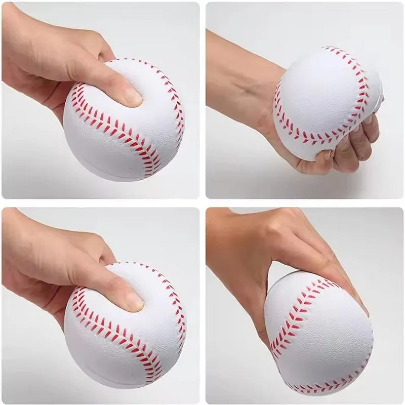 Durable Safe Elastic PU Foam Baseball for Indoor Outdoor Recreational Use Lightweight Training Softball Sports Fitness Equipment