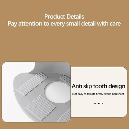 4Pcs Heavy Duty Bed Sheet Grippers - High-Quality Durable Corner Tightener Clips for Bedsheet Protectors