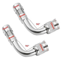 2pcs Silver-90