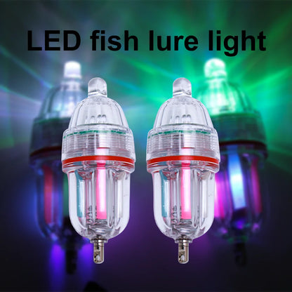 1 pc high-quality LED sea fishing light, flashing high pressure fish light, attracting fish light, green and white