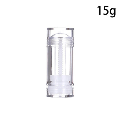 15/30/50/75g Deodorant Tube Handmade Round Twist Up Bottom Filling Empty Blush Stick Filling Stick Deodorant Container Travel