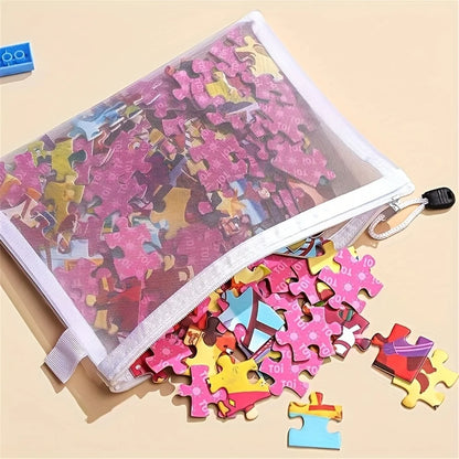 8pcs Zipper Mesh Bags, 3 Sizes, Zipper Mesh Bags, Waterproof Clear Travel Bags, Office Supplies Document Bags With Zipper