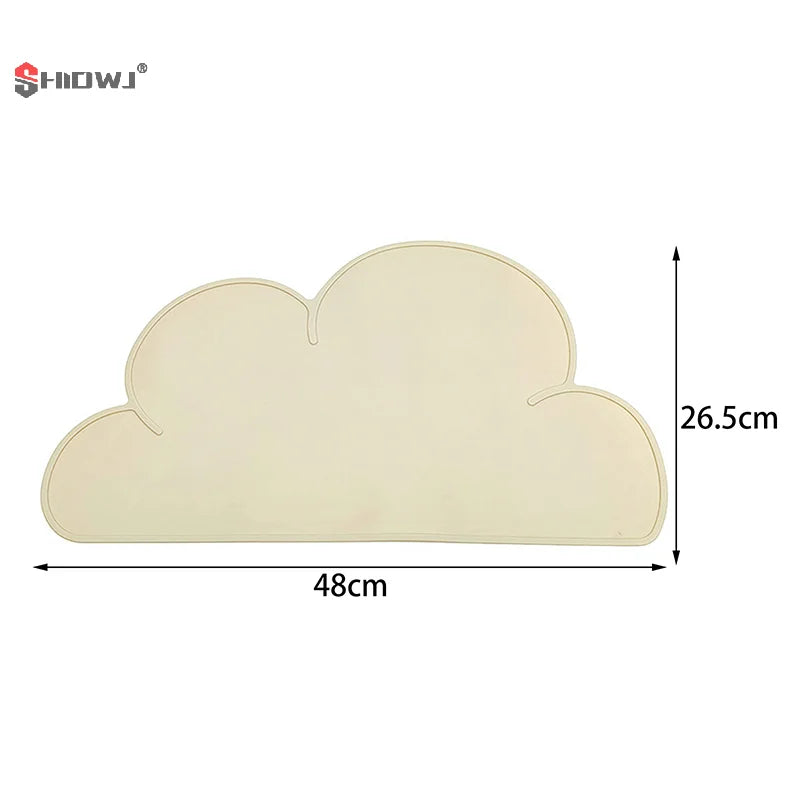 Silicone Pet Feeding Dog Cat Bowl Food Mat Non-Stick Waterproof Pad Puppy Feeder Tray Water Cushion Placemat