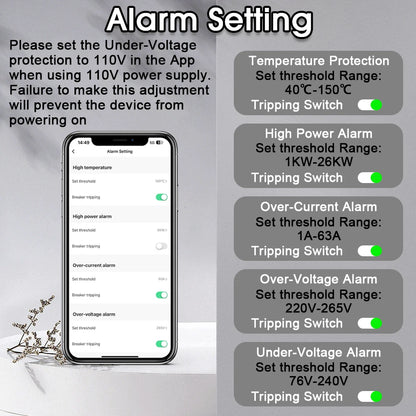Tuya WiFi ZigBee MCB Smart Circuit Breaker 1/2P 63A Switch Energy Meter Timer Relay kWh Voltage Current Protector Remote Control