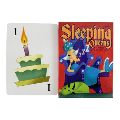 Full English Sleeping Queens Board Game Card Family Gift Wake Up Queen Strategy Game Fun Childrens Game Card