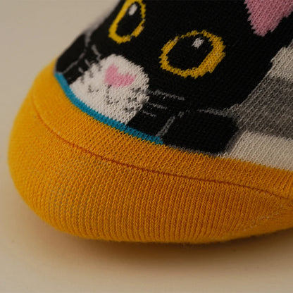 5/10 Pairs Women Socks Animal Pattern Cotton Socks Colorful Funny Sweat Wicking Socks Soft Comfortable Casual Girl Socks