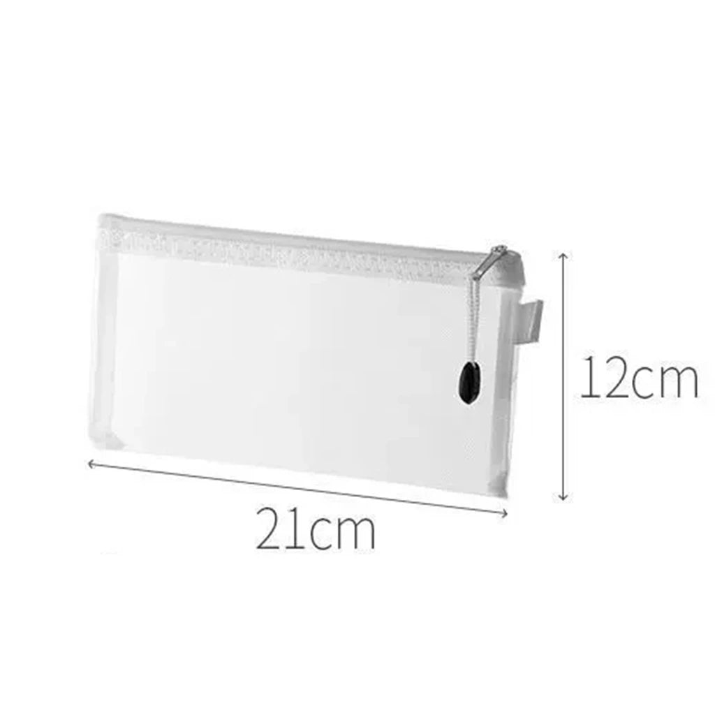 3pcs Toy storage bag 1pc building block puzzle sub-package bag children small particle zipper transparent finishing storage box