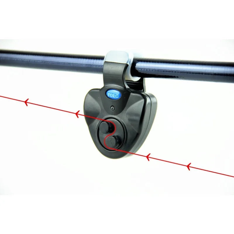 Fishing Bite Alarm Camping equipment Electronic Buzzer on fishing rod with Loud Siren Daytime Night Indicator With Battery