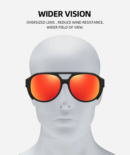 PIT VIPER Men Cycling Glasses MTB Bicycle Eyewear UV400 Road Bike Goggles Windproof Sport Women Sunglasses