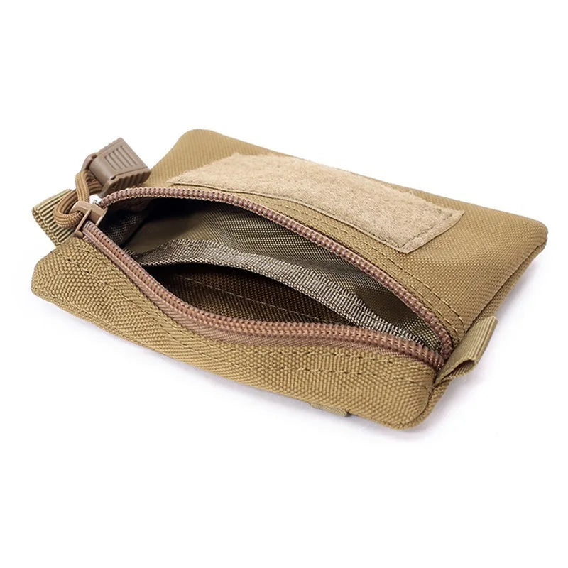 Outdoor EDC Molle Wallet Portable Waterproof Zipper Waist Pouch for Camping Hiking Hunting Travel EDC Pack