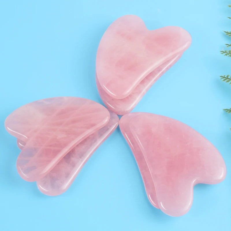 Natural Stone GuaSha Jade Facial Beauty Scraping Massage Tools Firm Skin Care Face Gua Sha SPA Physical Gue Che Roller