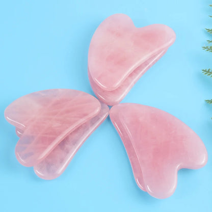 Natural Stone GuaSha Jade Facial Beauty Scraping Massage Tools Firm Skin Care Face Gua Sha SPA Physical Gue Che Roller