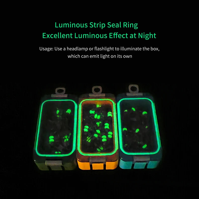 New Luminous Squid Jig Lure Swivels Fishing Bearing Rolling Swivel Solid Ring Fishing Connector With Interlock Snap Accessories
