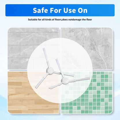 For Xiaomi Side Brush 3C Plus S20 D106 E10C E12 E10 B112 C103 Sweeping Robot Vacuum Cleaner Triangle Side Brush Spare Parts