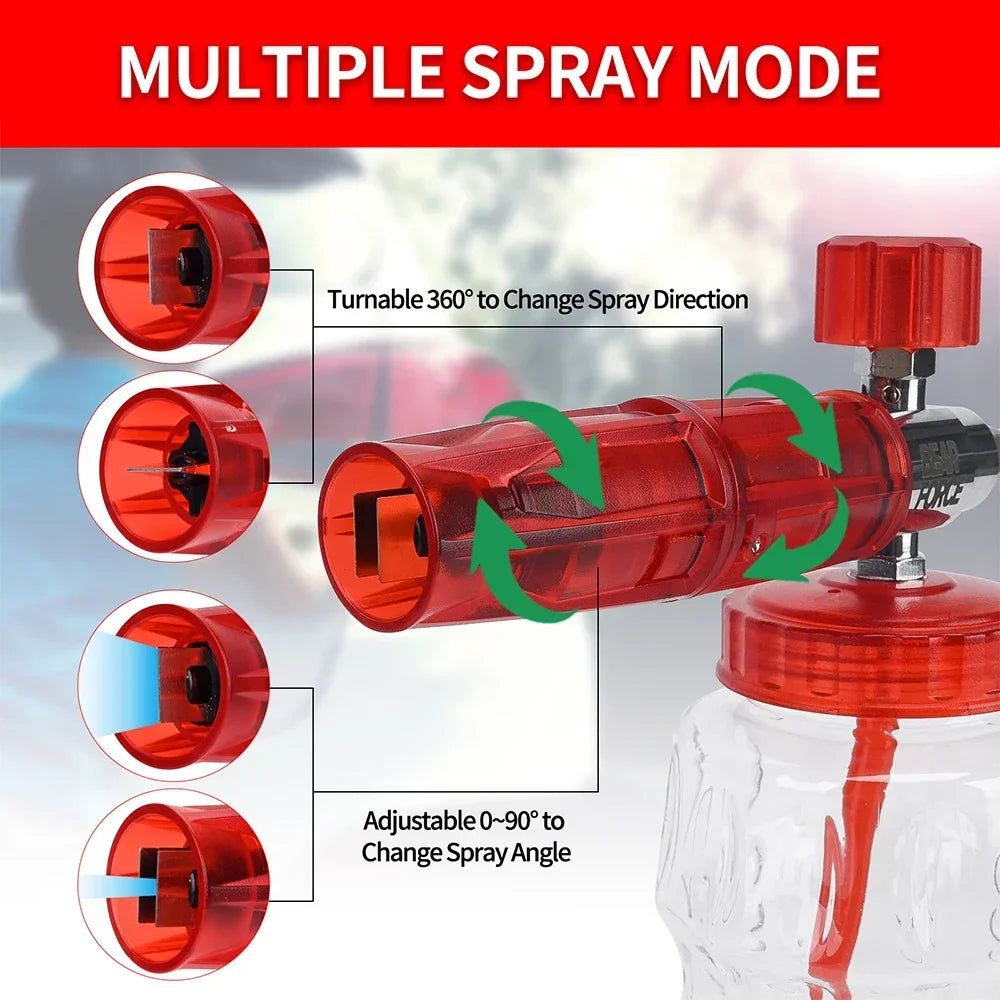 Pressure Washer Water Gun Kit for Car Cleaning Hose Connector For Karcher Nilfisk Parkside Bosch Quick Connector Nozzles