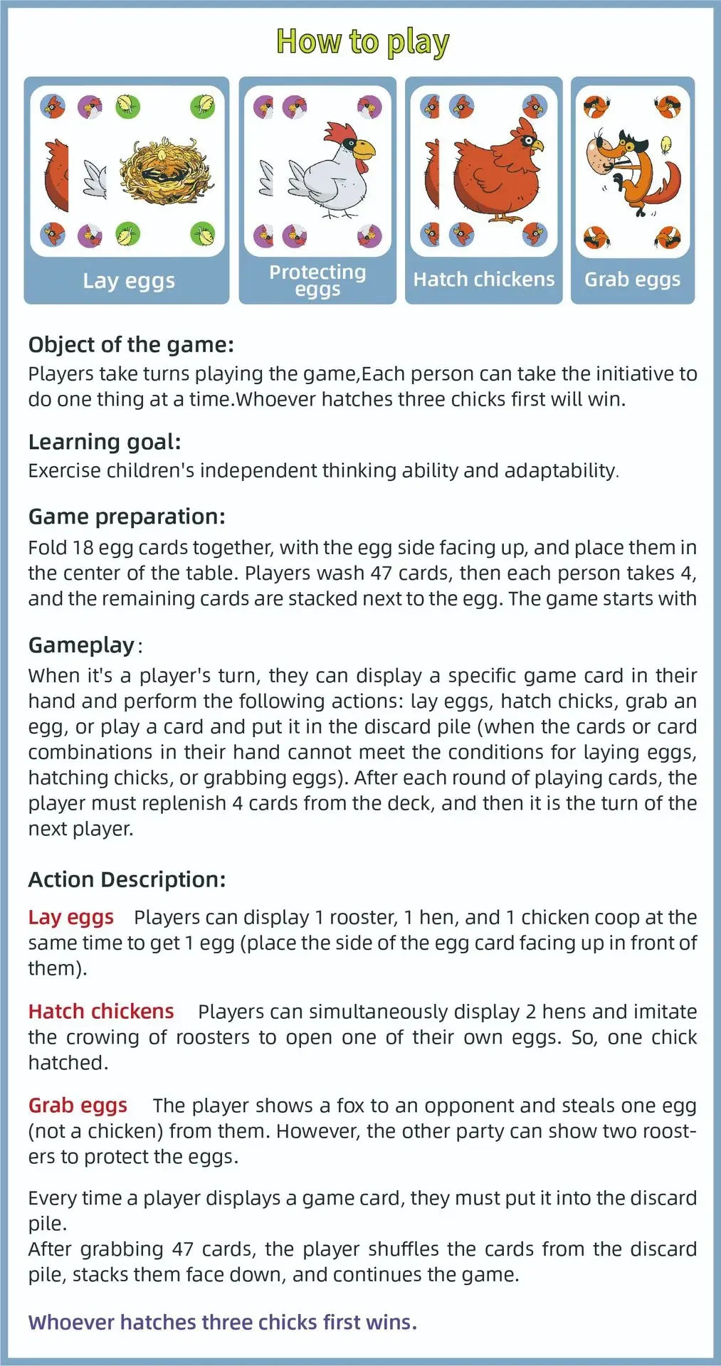 Hot board games Chicken Chiu Chiu Board Game Drecksau Black Sheep Piou Piou Party Cards Game Intellectual Toys Gifts