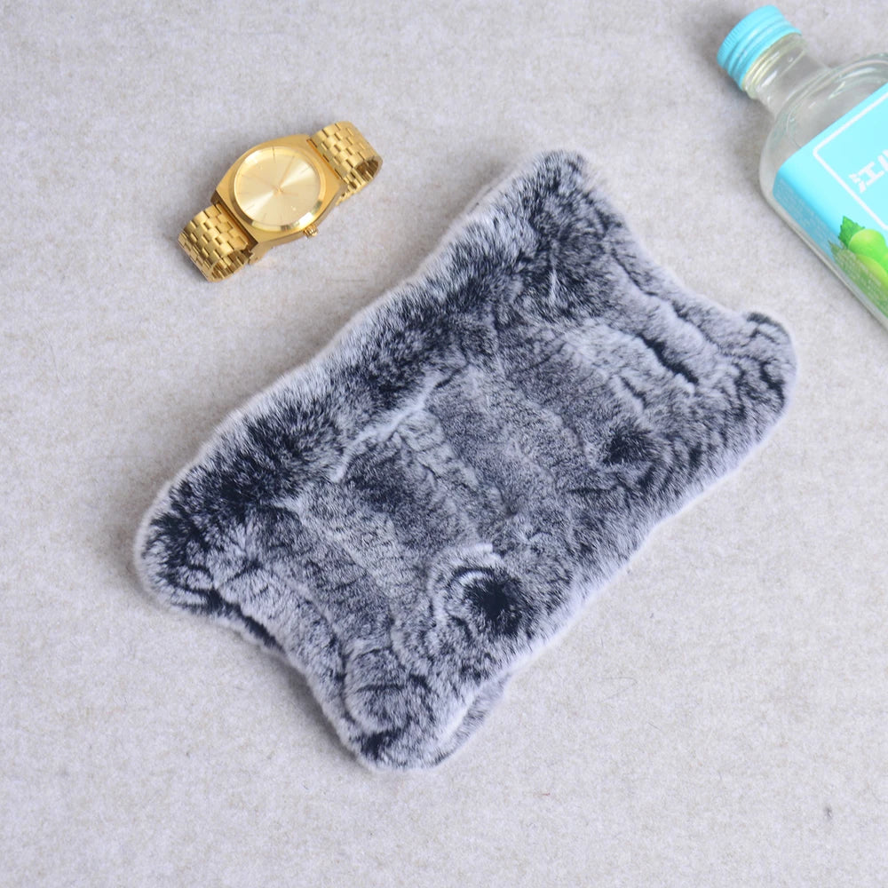Women Handmade Stretch 100% Real Rabbit Fur Scarf Knit Genuine Rex Rabbit Fur Headbands Girls Natural Rabbit Fur Ring Scarves