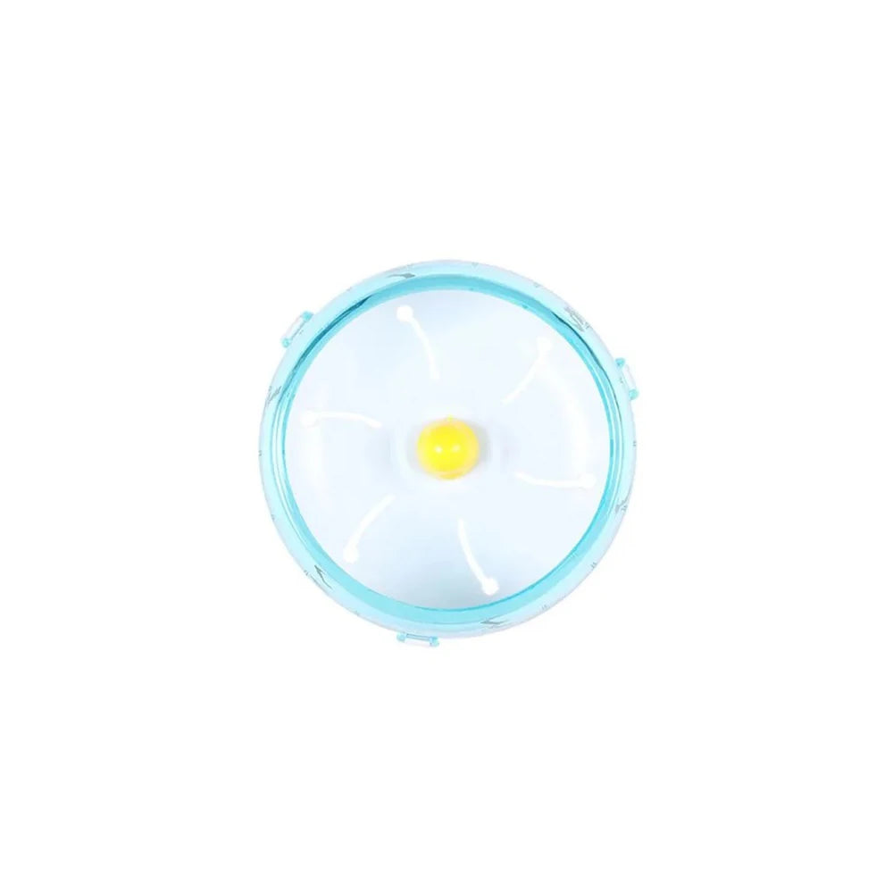 Hamster Wheel Running Disc Toy Sport Running Silent Transparent Small Pet Rotatory Jogging Wheel Toys Pet Hamster Cage Supplies