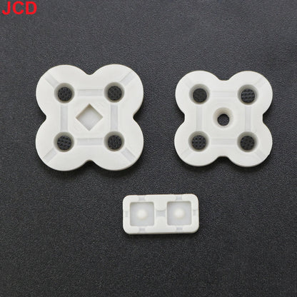 JCD 1set For DS Lite Conductive Rubber Button Pad Set Replacement Part For NDSL DSL Game Console Silicon Buttons