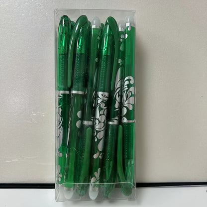 Boxed Multicolor Erasable Gel Pens, Medium Tip 0.5mm, Smooth Writing, Suitable for Office and Everyday Use, Christmas Present