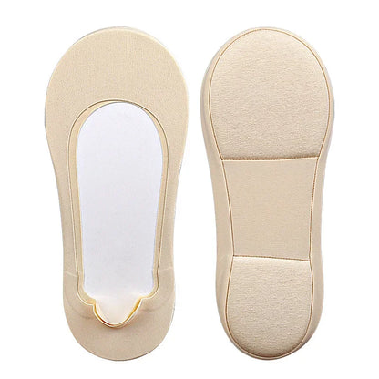 New Plantar Fasciitis Shoes Insole Women Boat Sock Socks Insoles for Feet Shock Absorbing Shoe Sole Invisible Non Slip Shoe Pads