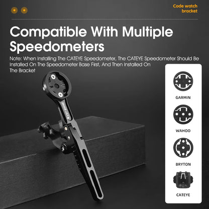 WEST BIKING Bike Speedometer Bracket Lightweight Integrated Bike Computer Extension Stand For Wahoo Bryyton Bicycle Accessories