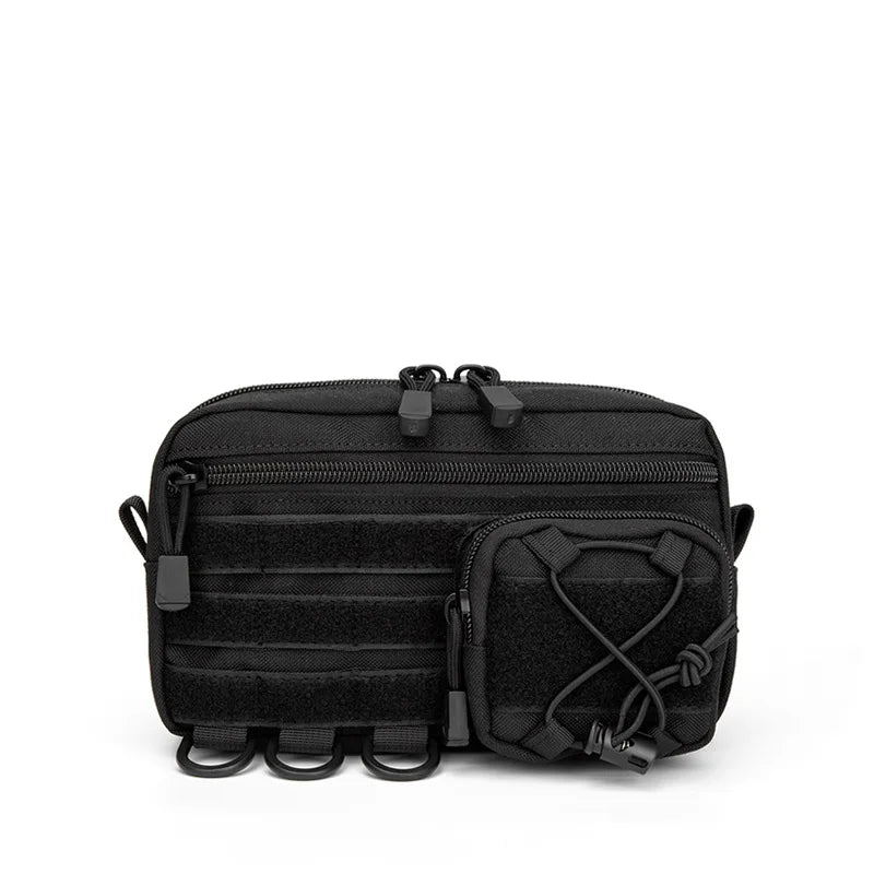 1000D EDC Pouch Molle Organizer Bag Utility EDC Tool Pouch Horizontal Modular Pouch Outdoor Waist Pack EMT Hunting Fanny Pack