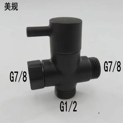 Household toilet companion, one in two out triangle valve, bathroom washer, high-pressure booster spray gun, water gun
