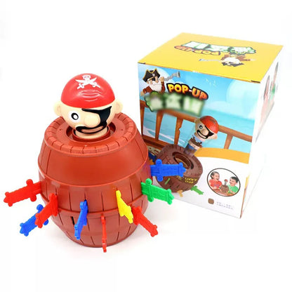 Pirate Bucket - Mr. Sword Bucket - Interactive Board Game, Mock and Trick Game - Trick Pirate Bucket, New and Unique Trick Game