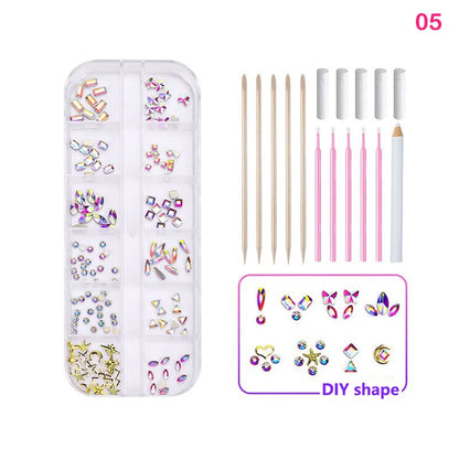 1 Set Professional Tooth Gem Kit Diy Love Horse Eye Crystals Jewelry Kit Teeth Gems Kit Tooth Gems For Teeth Jewelry Starter