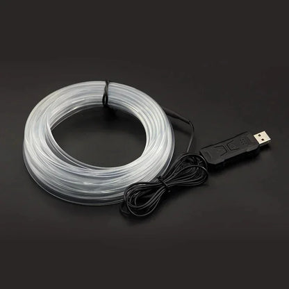 2/3/4/5M Car Interior RGB Atmosphere Light Ambient LED Light Strip USB Fiber Optic Atmosphere Lamp Decor Support APP Control