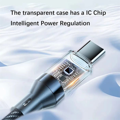 NNBILI 100W USB C 120W USB A Charging Cables with LED Display Screen, USB C=C-C，USB A=A-C, Not for Xiaomi iPhone Samsung