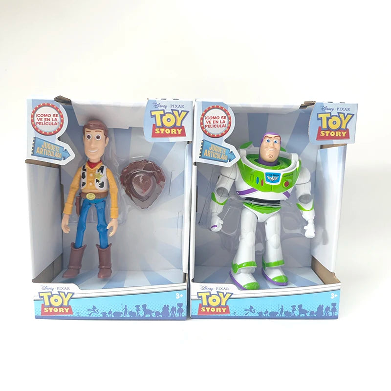 HOT Disney Toy Story 3 Buzz Lightyear Woody Anime Figure Toy Model Statue Ornament Pendant Action Doll Collection Kids Xmas Gift
