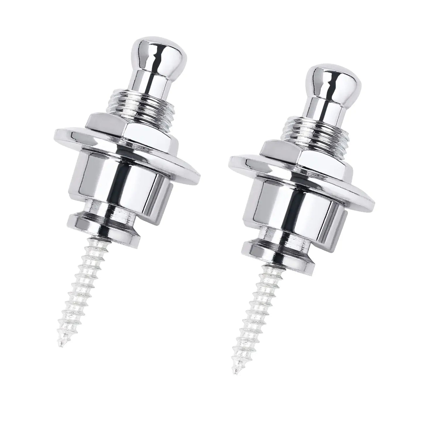 Guitar Strap Buttons Pins 1\2\4PCS 3 Color For Choose Premium Guitar Strap Locks Metal Security Strap Buttons Metal End Pins