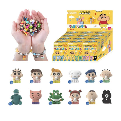 Crayon Shin-Chan Anime Figures Creative Peripheral Dinosaur Diary Baby Rice Grains Doll Model Blind Boxs Toys Children's Gifts