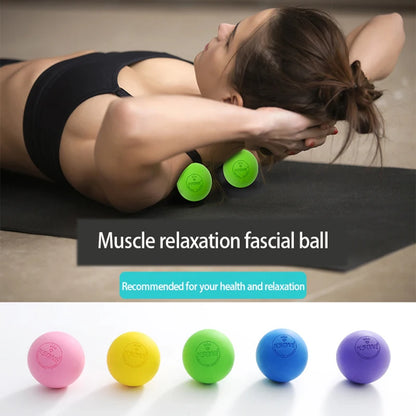 Rubber Fascia Massage Ball Lacrosse Balls Yoga Fitness Exerciser Deep Tissue Muscle Relaxation Foot Back Shoulder Healt Care