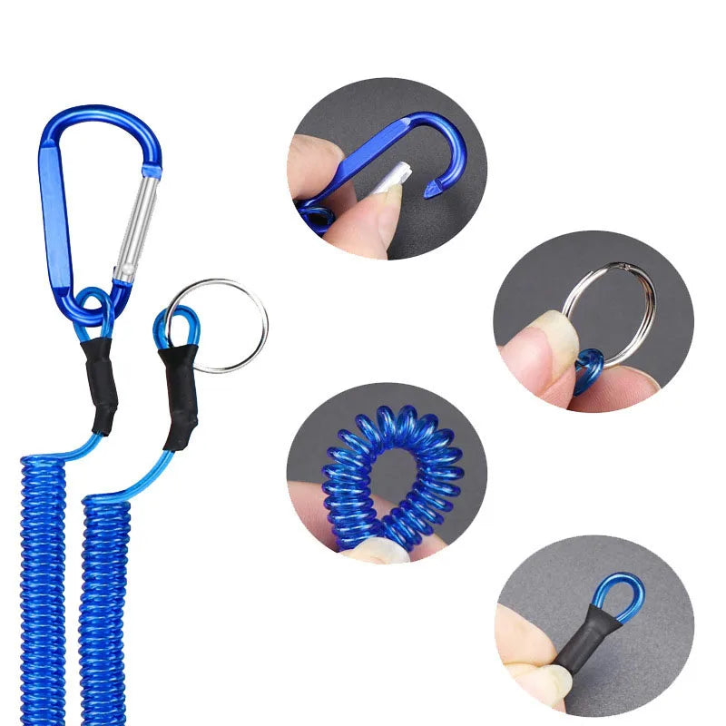 Magnetic fishing anti-loss rope carp fishing tools accessories Outdoor fishing goods quick-release strongagnetic portable buckle