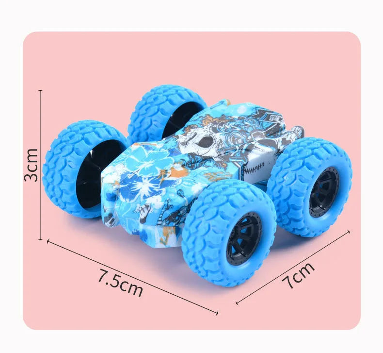 Children's Toy Car Fun Double-Sided Car Inertial Safety Anti-Collision Anti-Fall Kids Model Sliding Off-Road Vehicle