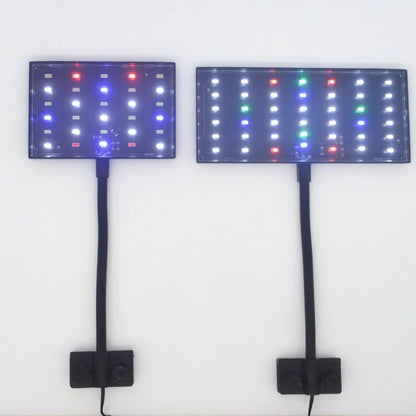 USB Aquarium LED Light Full Spectrum Aquatic Plant Grow Lamp Fish Tank Adjustable Brightness Dimmable Timed 360° Rotatable Light